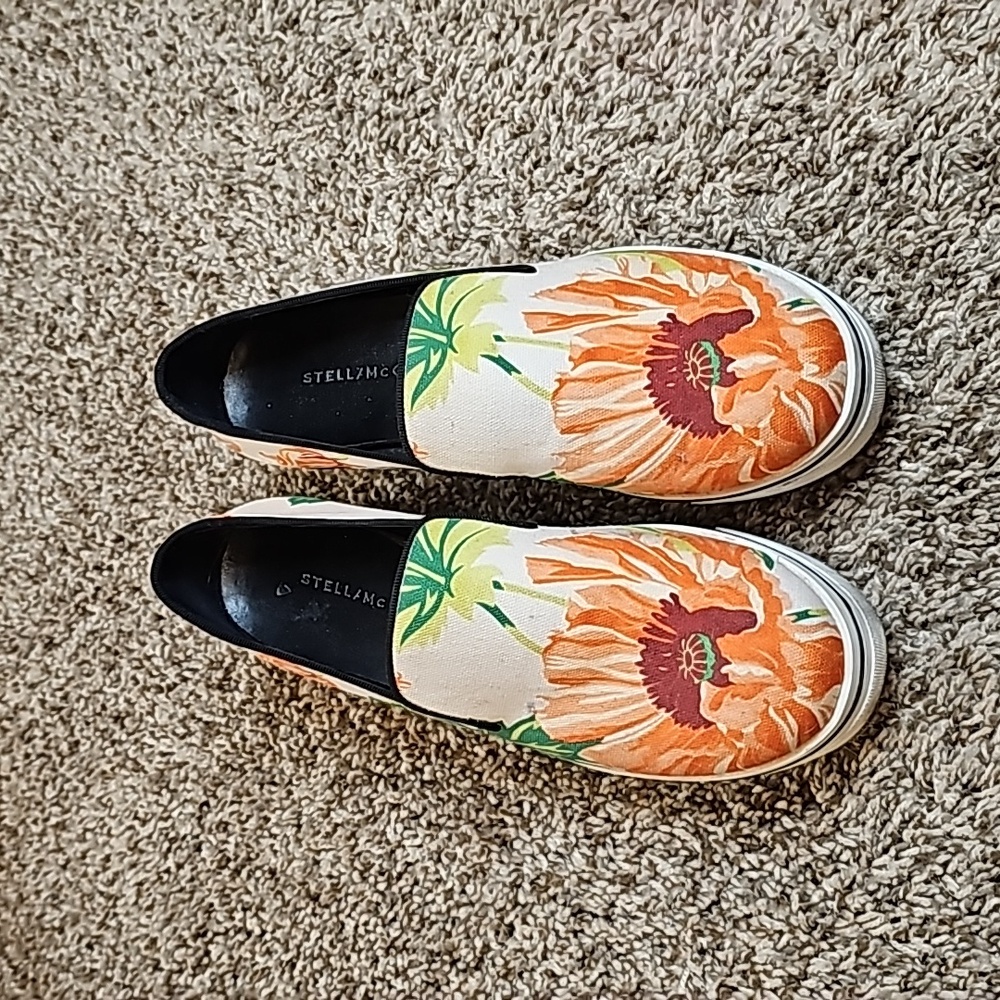 Stella McCartney Floral Binx Platform Slip-on
